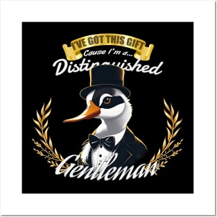 The Distinguished Duck Gentleman Posters and Art